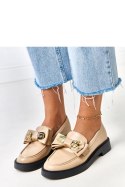 Mokasyny Model Teriwa G1770 Beige - Solea Mokasyny Model Teriwa G1770 Beige - Solea