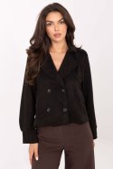 Płaszcz Damski Model MI-KR-A5157.83 Black - Rue Paris Płaszcz Damski Model MI-KR-A5157.83 Black - Rue Paris