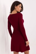 Sukienka Model PM-SK-DF61033.58 Bordo - Factory Price Sukienka Model PM-SK-DF61033.58 Bordo - Factory Price