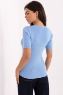 Sweter Damski Model PM-SW-B-627.63 Light Blue - Factory Price Sweter Damski Model PM-SW-B-627.63 Light Blue - Factory Price