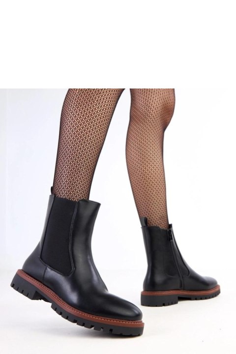 Botki Model Terrami A8217 Black - Solea Botki Model Terrami A8217 Black - Solea