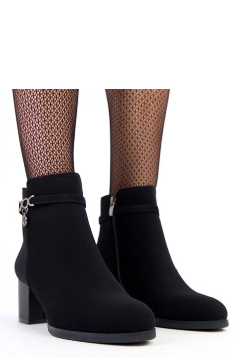 Botki Model Vernona D9217 Black - Solea Botki Model Vernona D9217 Black - Solea