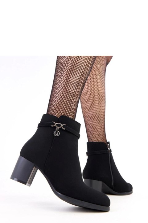 Botki Model Vernona D9217 Black - Solea Botki Model Vernona D9217 Black - Solea