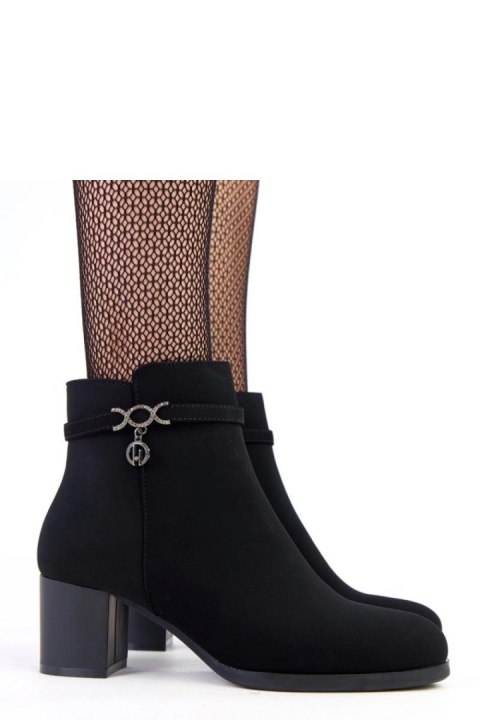Botki Model Vernona D9217 Black - Solea Botki Model Vernona D9217 Black - Solea