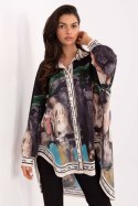 Koszula Damska Model IT-KS-18729.12 Black - Rue Paris Koszula Damska Model IT-KS-18729.12 Black - Rue Paris