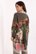 Koszula Damska Model IT-KS-18729.12 Khaki - Rue Paris Koszula Damska Model IT-KS-18729.12 Khaki - Rue Paris