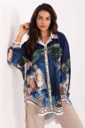 Koszula Damska Model IT-KS-18729.12 Navy - Rue Paris Koszula Damska Model IT-KS-18729.12 Navy - Rue Paris