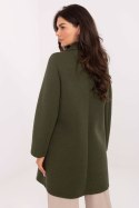 Płaszcz Damski Model IT-PL-FL8153.60 Khaki - Rue Paris Płaszcz Damski Model IT-PL-FL8153.60 Khaki - Rue Paris