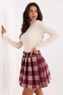 Spódnica Model MI-SD-4193.95 Bordo - Rue Paris