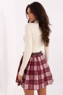 Spódnica Model MI-SD-4193.95 Bordo - Rue Paris