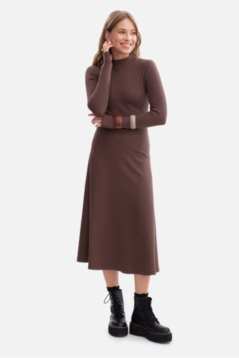 Sukienka Model B299 Brown - BeWear Sukienka Model B299 Brown - BeWear