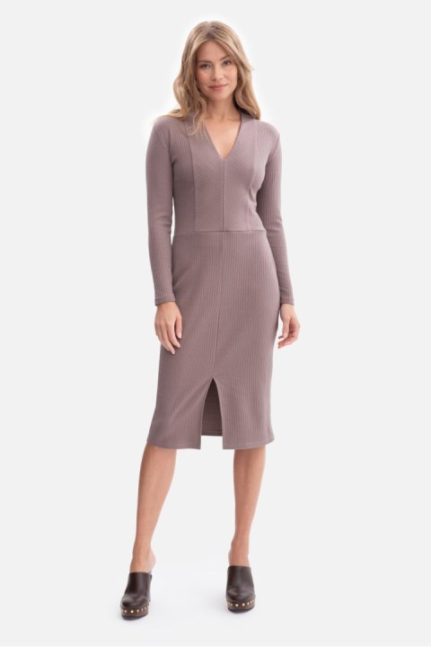 Sukienka Model B307 Cacao - BeWear Sukienka Model B307 Cacao - BeWear