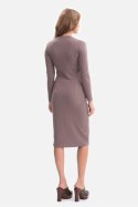 Sukienka Model B307 Cacao - BeWear Sukienka Model B307 Cacao - BeWear