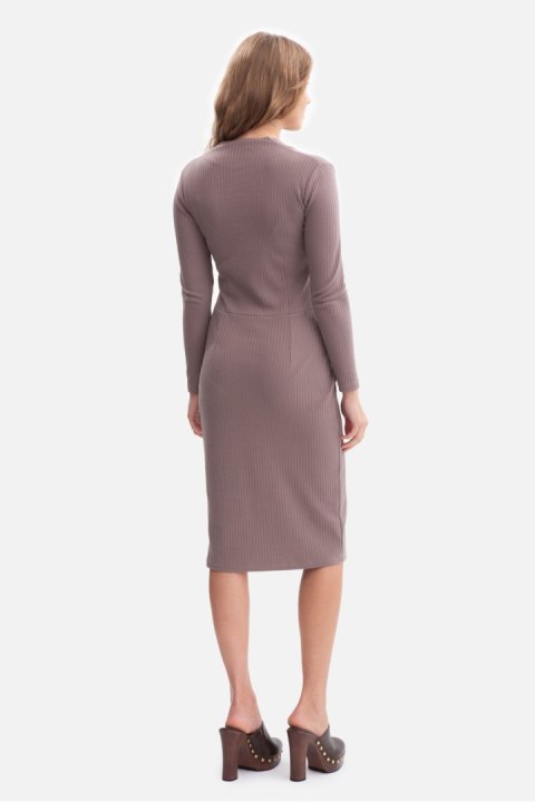 Sukienka Model B307 Cacao - BeWear Sukienka Model B307 Cacao - BeWear