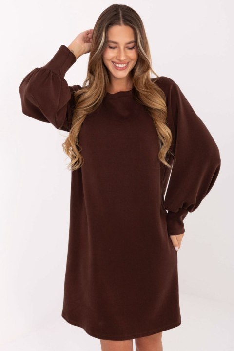 Sukienka Model IT-SK-H4215.09 Dark Brown - Factory Price Sukienka Model IT-SK-H4215.09 Dark Brown - Factory Price
