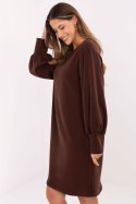 Sukienka Model IT-SK-H4215.09 Dark Brown - Factory Price Sukienka Model IT-SK-H4215.09 Dark Brown - Factory Price