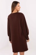 Sukienka Model IT-SK-H4215.09 Dark Brown - Factory Price Sukienka Model IT-SK-H4215.09 Dark Brown - Factory Price