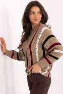 Sweter Damski Model IT-SW-93115.13 Beige - Factory Price Sweter Damski Model IT-SW-93115.13 Beige - Factory Price