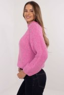 Sweter Damski Model MI-SW-1311.31 Pink - Italy Moda Sweter Damski Model MI-SW-1311.31 Pink - Italy Moda