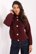 Sweter Damski Model MI-SW-WM218.02 Bordo - Italy Moda Sweter Damski Model MI-SW-WM218.02 Bordo - Italy Moda