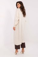 Sweter Kardigan Model MI-SW-WM6155.82 Light Beige - Italy Moda Sweter Kardigan Model MI-SW-WM6155.82 Light Beige - Italy Moda