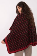 Sweter Ponczo Model AT-PN-7661.89 Black/Red - Factory Price Sweter Ponczo Model AT-PN-7661.89 Black/Red - Factory Price