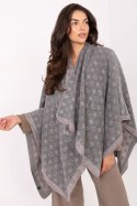 Sweter Ponczo Model AT-PN-7661.89 Grey/Pink - Factory Price Sweter Ponczo Model AT-PN-7661.89 Grey/Pink - Factory Price