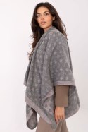 Sweter Ponczo Model AT-PN-7661.89 Grey/Pink - Factory Price Sweter Ponczo Model AT-PN-7661.89 Grey/Pink - Factory Price