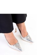 Szpilki Model Almana H8-603 Silver - Solea Szpilki Model Almana H8-603 Silver - Solea