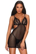 Komplet Model Millagro Chemise Black - Obsessive Komplet Model Millagro Chemise Black - Obsessive