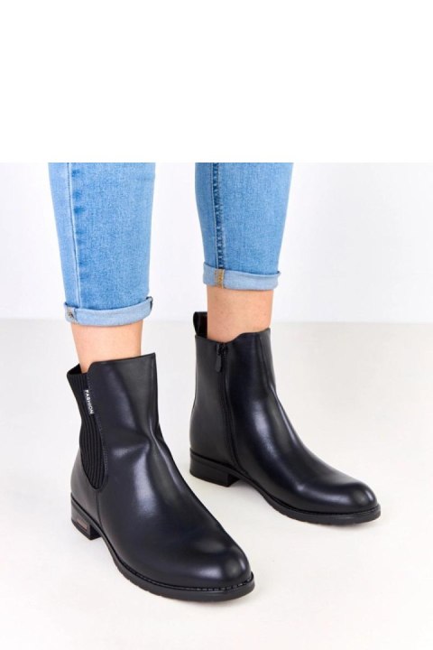 Botki Model Gres JL7312-1 Black - Solea Botki Model Gres JL7312-1 Black - Solea