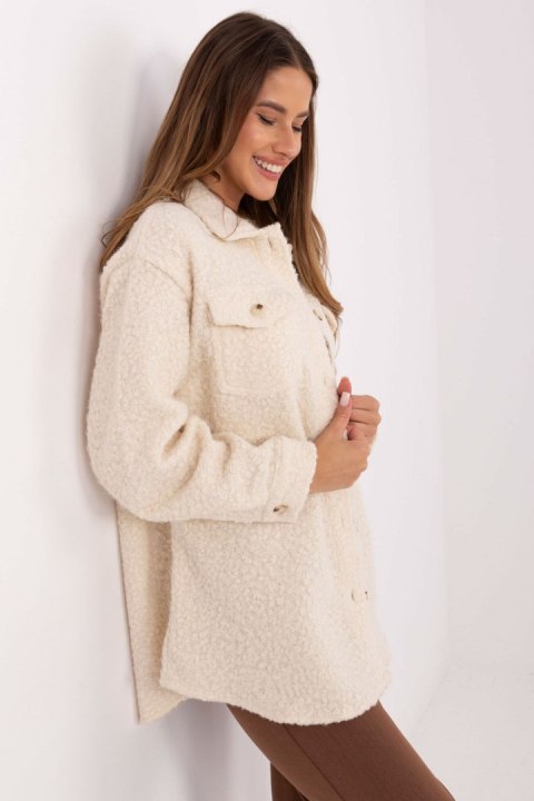 Koszula Damska Model IT-KR-1709.85 Light Beige - Factory Price Koszula Damska Model IT-KR-1709.85 Light Beige - Factory Price