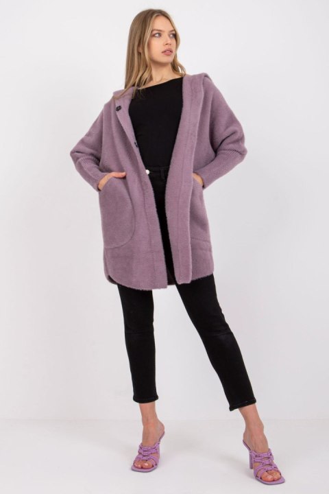 Płaszcz Damski Model MBM-PL-1518.95P Light Violet - MBM Płaszcz Damski Model MBM-PL-1518.95P Light Violet - MBM