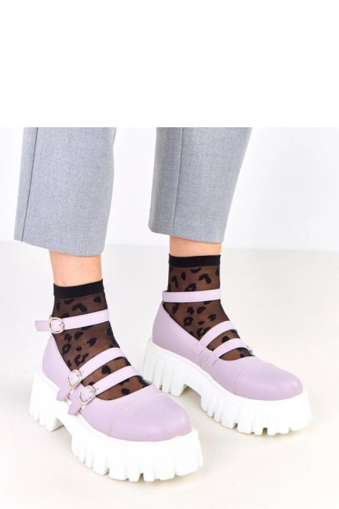 Półbuty Model Jastina C21-82713 Violet - Solea Półbuty Model Jastina C21-82713 Violet - Solea