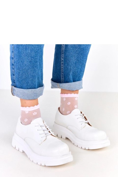 Półbuty Model Jetta C80727 White - Solea Półbuty Model Jetta C80727 White - Solea