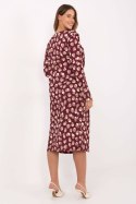 Sukienka Model IT-SK-20057.21P Bordo - Rue Paris Sukienka Model IT-SK-20057.21P Bordo - Rue Paris