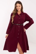 Sukienka Model MI-SK-92400.17 Bordo - Italy Moda Sukienka Model MI-SK-92400.17 Bordo - Italy Moda