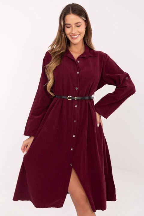 Sukienka Model MI-SK-92400.17 Bordo - Italy Moda Sukienka Model MI-SK-92400.17 Bordo - Italy Moda
