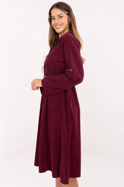 Sukienka Model MI-SK-92400.17 Bordo - Italy Moda Sukienka Model MI-SK-92400.17 Bordo - Italy Moda