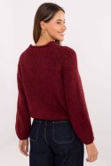 Sweter Damski Model MI-SW-1311.31 Bordo - Italy Moda Sweter Damski Model MI-SW-1311.31 Bordo - Italy Moda