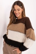 Sweter Damski Model MI-SW-2309.95 Brown - Italy Moda