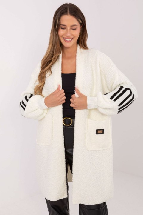 Sweter Kardigan Model IT-SW-80678.84 Ecru - Factory Price Sweter Kardigan Model IT-SW-80678.84 Ecru - Factory Price