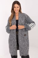 Sweter Kardigan Model IT-SW-80678.84 Grey - Factory Price Sweter Kardigan Model IT-SW-80678.84 Grey - Factory Price