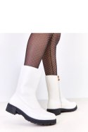 Botki Model Almoro D6995B White - Solea Botki Model Almoro D6995B White - Solea