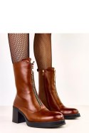 Botki Model Erafir WSK609 Brown - Solea Botki Model Erafir WSK609 Brown - Solea