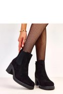 Botki Model Florina E8625 Black - Solea Botki Model Florina E8625 Black - Solea