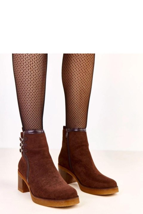 Botki Model Karena A8222 Brown - Solea Botki Model Karena A8222 Brown - Solea