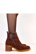 Botki Model Karena A8222 Brown - Solea Botki Model Karena A8222 Brown - Solea