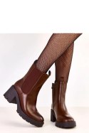 Botki Model Meloris E8627 Brown - Solea Botki Model Meloris E8627 Brown - Solea