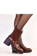 Botki Model Meloris E8627 Brown - Solea Botki Model Meloris E8627 Brown - Solea